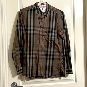 Classic men’s Burberry shirt